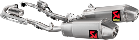 AKRAPOVIC Evolution Titanium Exhaust System for Motorcycle - Model S-H2MET12-CIQTA
