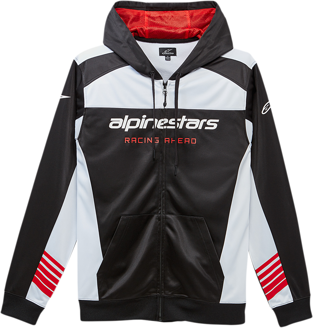 Alpinestars Sessions II hoodie in black and white, 2XL, featuring a casual design with logo and comfortable fabric.