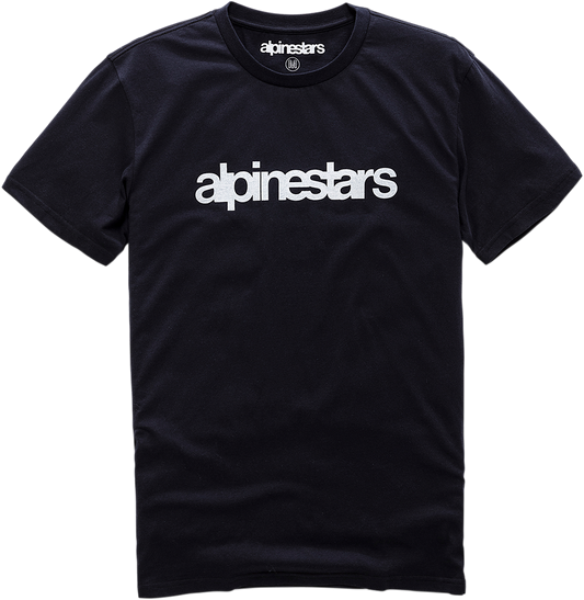 ALPINESTARS, Alpinestars Heritage Word T-Shirt in Black - Men's 2XL, Part Number 121073006102X