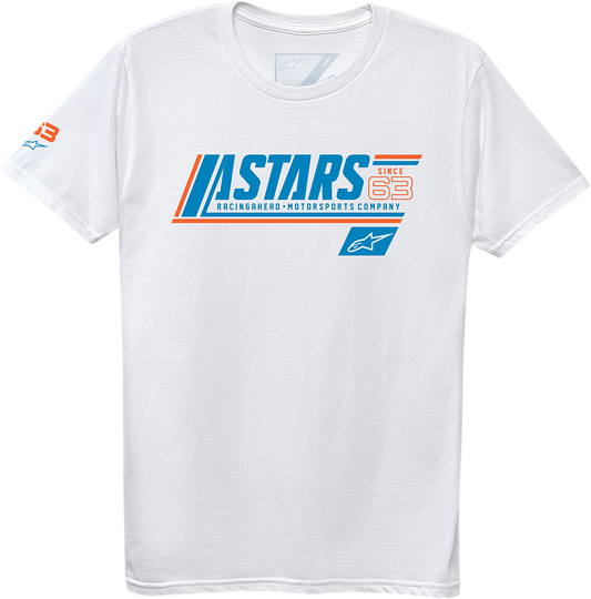 ALPINESTARS, Alpinestars Cypher T-Shirt - White, XL - Race-Inspired Graphic and Comfortable Fit