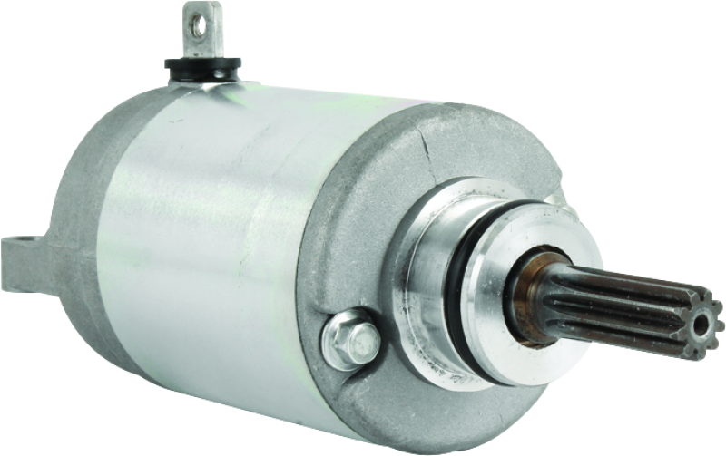 QuadBoss 495809 motor starter for Suzuki LT-R450 QuadRacer (2006-2009) showing the compact electrical starter unit with mounting components.