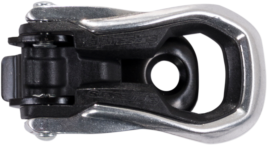 Alpinestars Buckle Base for Tech 10 Boots in black, part number 25BBT19-10-TU, shown on a black background.