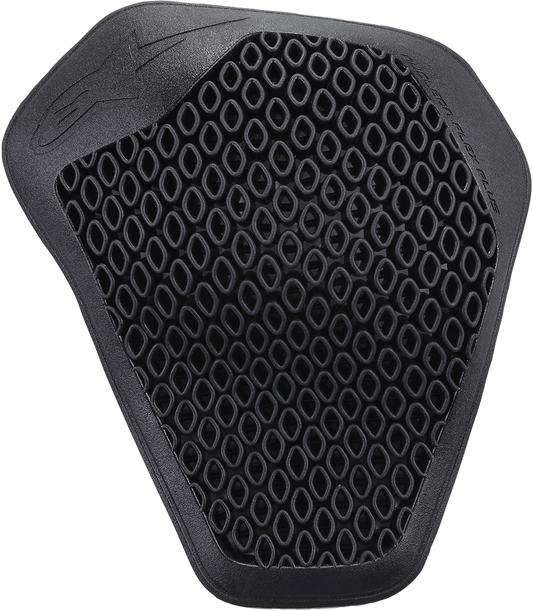 Alpinestars Nucleon Flex Plus shoulder protectors in small size, showing lightweight, impact-resistant padding for motorcycle safety.