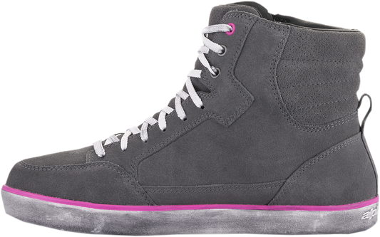 ALPINESTARS, Alpinestars J-6 Waterproof Women's Shoes - Gray/Pink, US Size 11