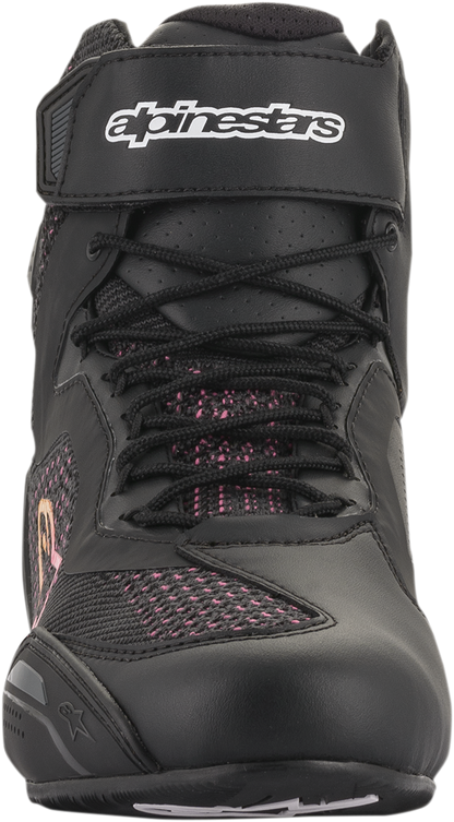ALPINESTARS, Alpinestars Stella Faster-3 Rideknit Shoes – Women’s Streetwear Sneakers in Black, Yellow & Pink, US 6.5 / EU 38