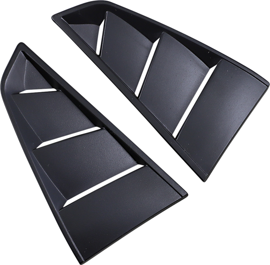 Alpinestars SM5 Top Side Vents in black, showcasing the vent design and material details for motorcycle riding gear.