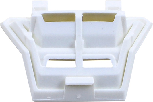 Alpinestars SM5 rear central vent in white, motorcycle gear accessory with adjustable vents and durable construction.