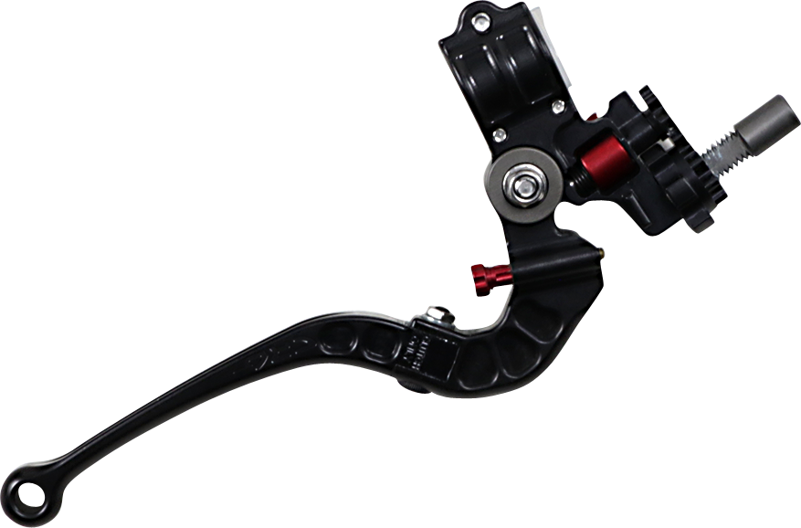 Black CRG GP clutch and perch lever for motorcycles, featuring ergonomic design and high-quality construction.
