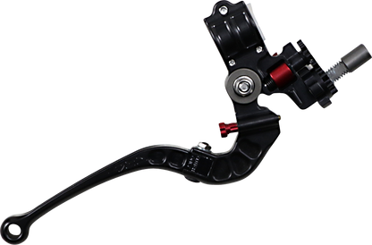 Black CRG GP clutch and perch lever for motorcycles, featuring ergonomic design and high-quality construction.