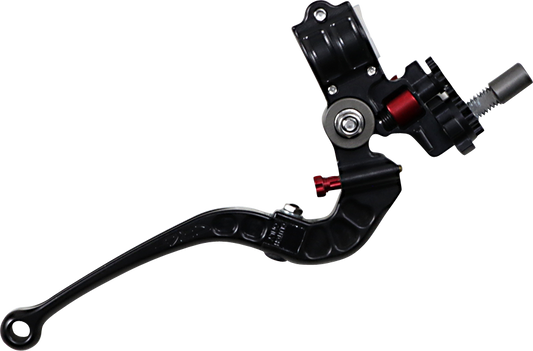 Black CRG GP clutch and perch lever for motorcycles, featuring ergonomic design and high-quality construction.