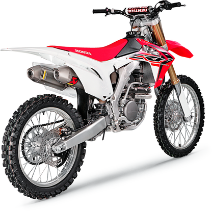 AKRAPOVIC Race Exhaust System for Motorcycles - Stainless Steel and Titanium S-H2MR9-QTA