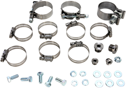 BASSANI XHAUST Down Under Exhaust Chrome Straight Can 1F76R for Motorcycles