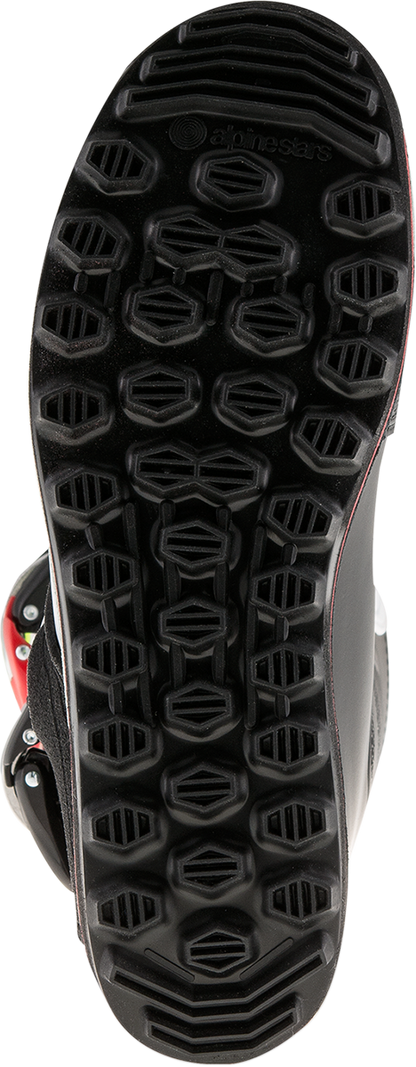 ALPINESTARS, Alpinestars Tech-T Boots US 11 / EU 45.5 - White/Red/Yellow Fluorescent / Black Part 2004017-2351-11