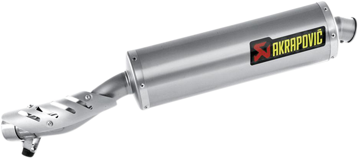 AKRAPOVIC Titanium Slip-On Muffler S-B12SO2-HLTT for Enhanced Motorcycle Performance