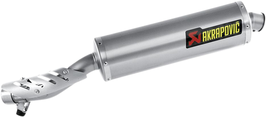 AKRAPOVIC Titanium Slip-On Muffler S-B12SO2-HLTT for Enhanced Motorcycle Performance