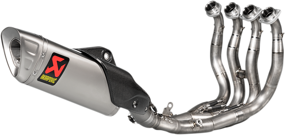 AKRAPOVIC Evolution Titanium Exhaust System for Yamaha YZF-R1 (Part S-Y10E6-APLT)