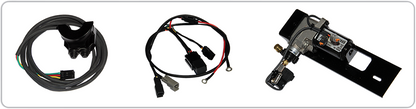 Legend Suspension AIR-A FL adjustable air suspension kit with black handlebar control for FLTRX/U motorcycles, part 1311-0151.