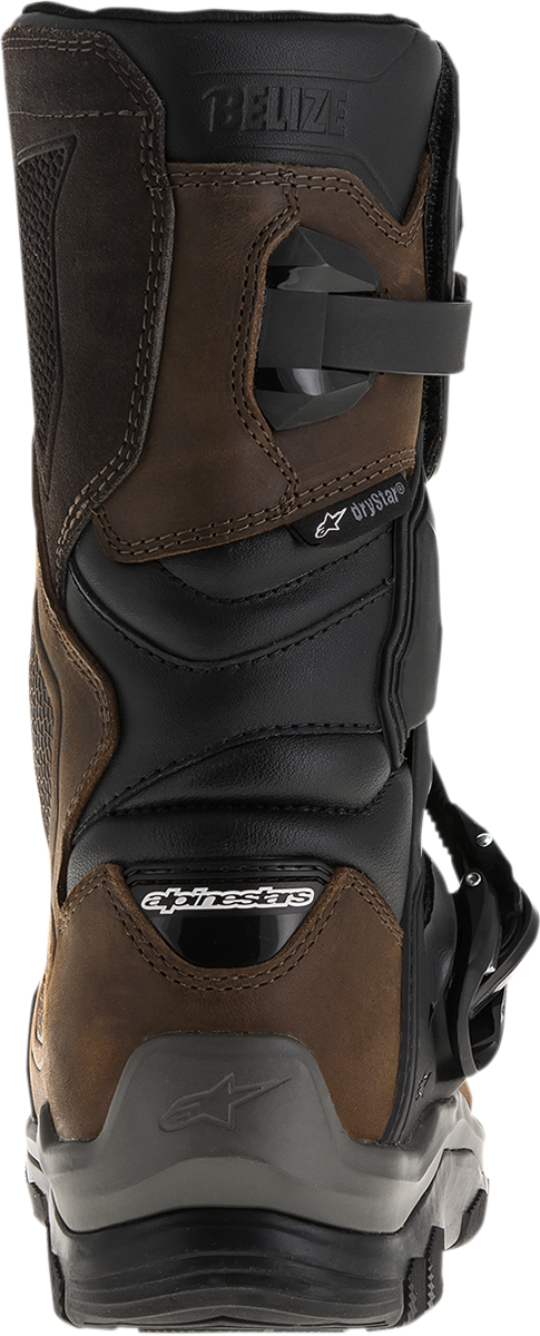 ALPINESTARS, Alpinestars Belize Drystar® Boots - Oiled Brown US 13 / EU 47 with Advanced Support and Weather Resistance