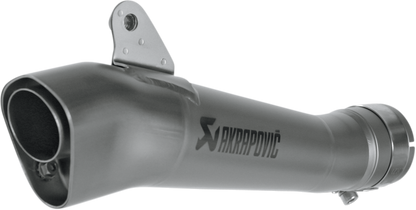AKRAPOVIC Megaphone Titanium Muffler for Yamaha YZF-Y6SO6T motorcycle, designed for improved race performance and lightweight exhaust sound.