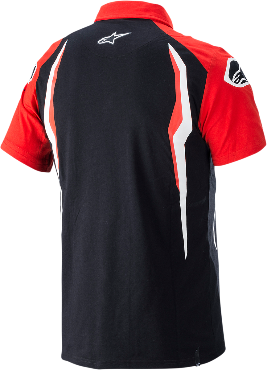 ALPINESTARS Honda Polo Shirt - Red/Black - Medium 1H20-41220-M - Howling Moto