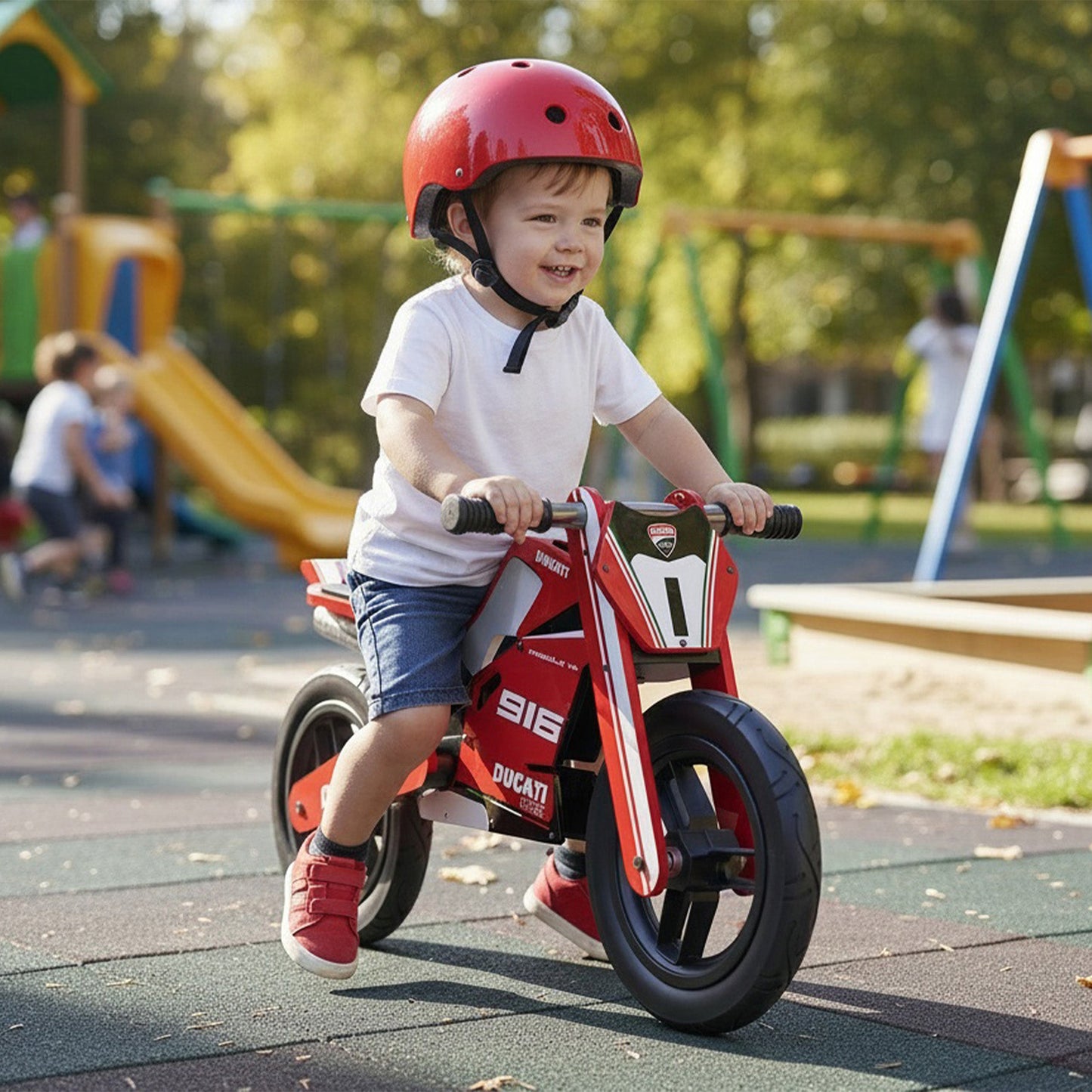Kiddimoto Ducati 916 Balance Bike – Licensed Kids Balance Bike