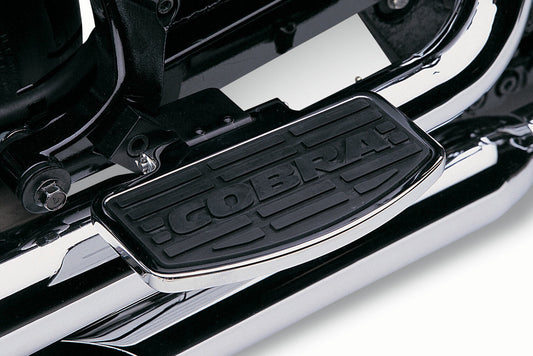 COBRA passenger floorboards for Honda Valkyrie 1997-2003, black metal with textured surface, part number 06-3640.