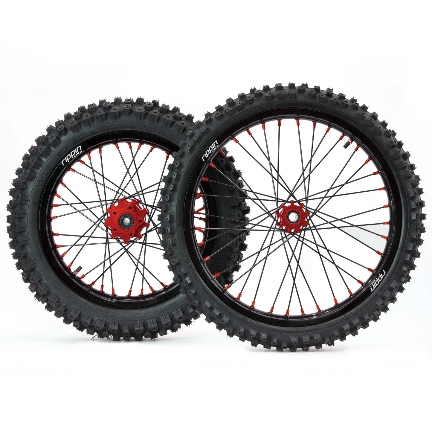 19/16 Blackline Wheelset Ready To Ride (RTR) - Howling Moto