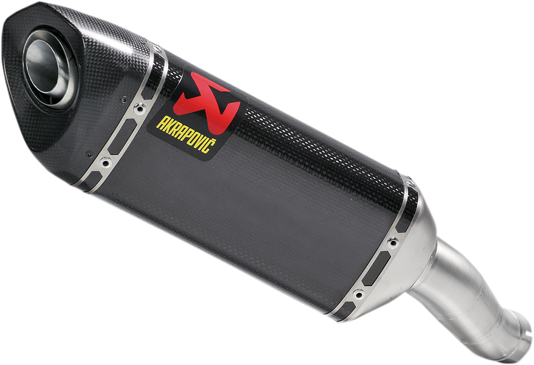 AKRAPOVIC Slip-On Line Muffler with Carbon Fiber for Yamaha Y2SO12 - Enhanced Performance & Style