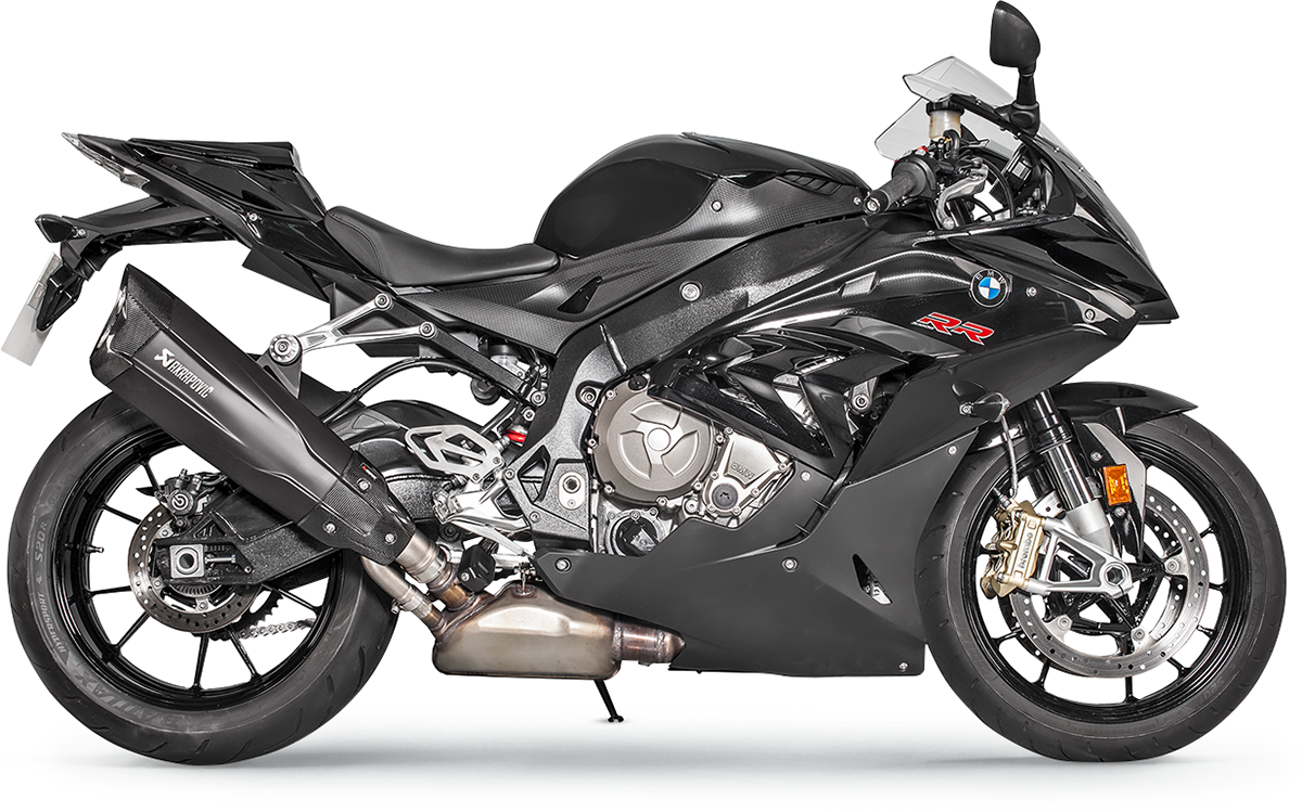 AKRAPOVIC S1000RR Black Titanium Muffler - Part No. S-B10SO6-HDVDZBL