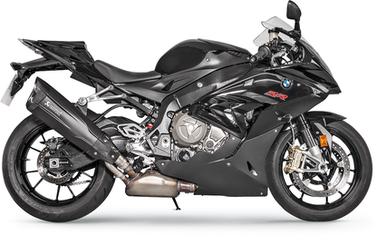 AKRAPOVIC S1000RR Black Titanium Muffler - Part No. S-B10SO6-HDVDZBL