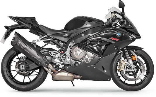 AKRAPOVIC S1000RR Black Titanium Muffler - Part No. S-B10SO6-HDVDZBL