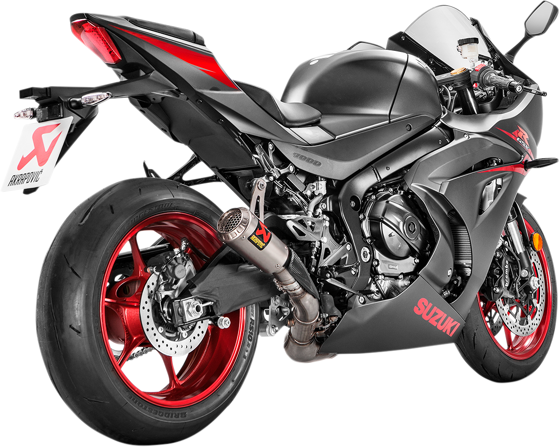 AKRAPOVIC titanium motorcycle muffler S-S10SO13-CUBT, lightweight exhaust with sleek design for enhanced motorcycle performance