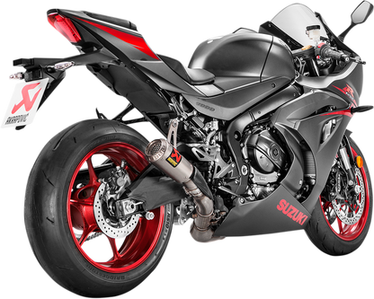 AKRAPOVIC titanium motorcycle muffler S-S10SO13-CUBT, lightweight exhaust with sleek design for enhanced motorcycle performance