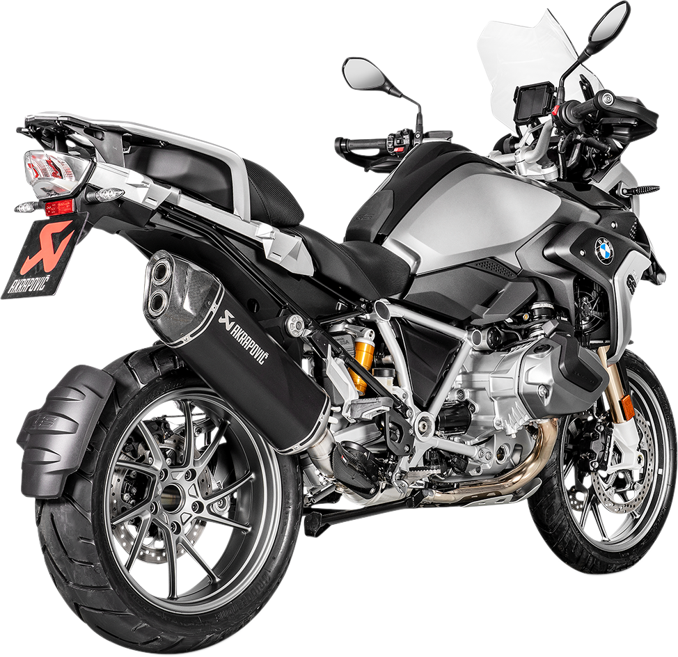 AKRAPOVIC Black Muffler for BMW S-B12SO23-HAATBL - Performance Exhaust Upgrade
