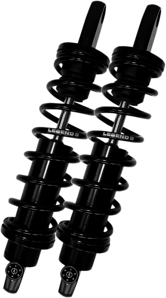 Legend Suspension Revo-A coil suspension in black, showing the durable coil spring and suspension components.