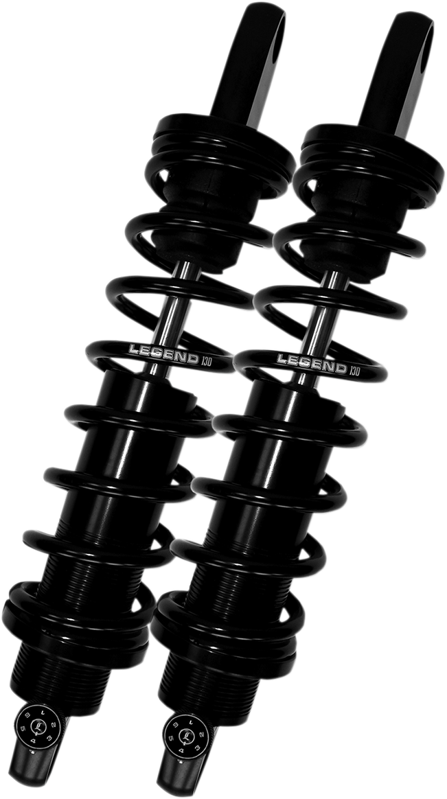 Legend Suspension Revo-A coil suspension in black, showing the durable coil spring and suspension components.