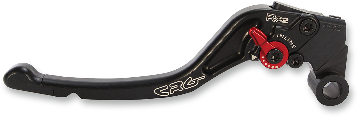 Black CRG RC2 Standard Clutch Lever with 2AN-632-T-B fitting, shown in a close-up image.