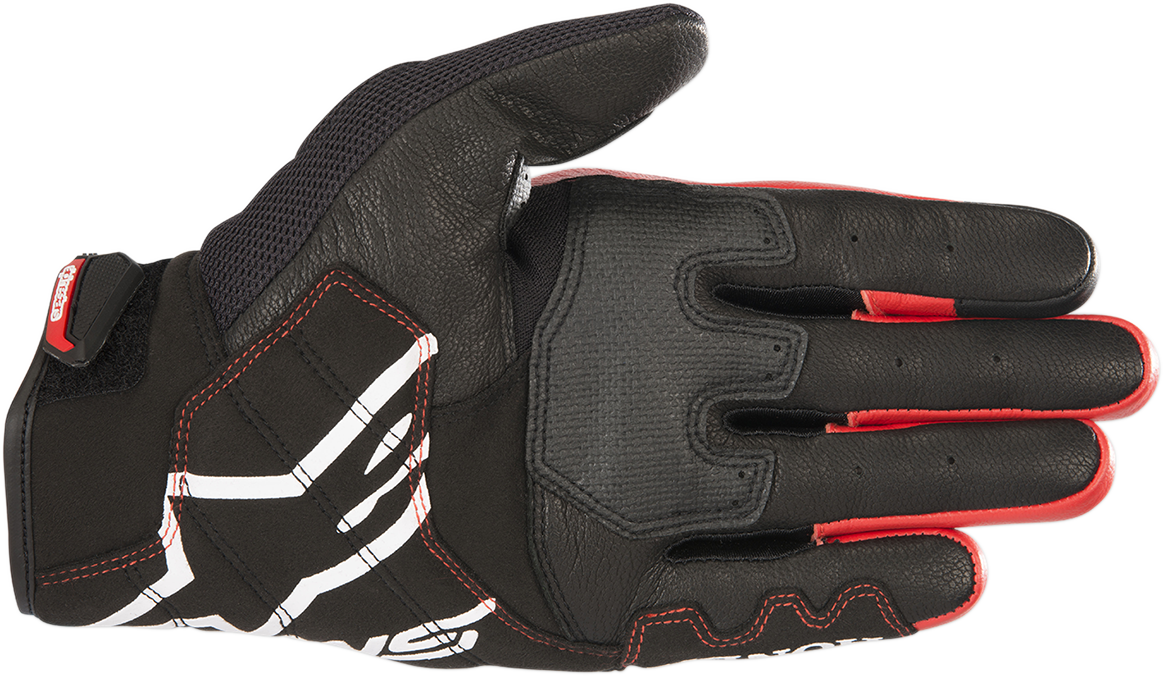 ALPINESTARS, Alpinestars Honda SMX-2 Air Carbon V2 Gloves - Black/Red, 3XL (Part No. 3567818-13-3X)