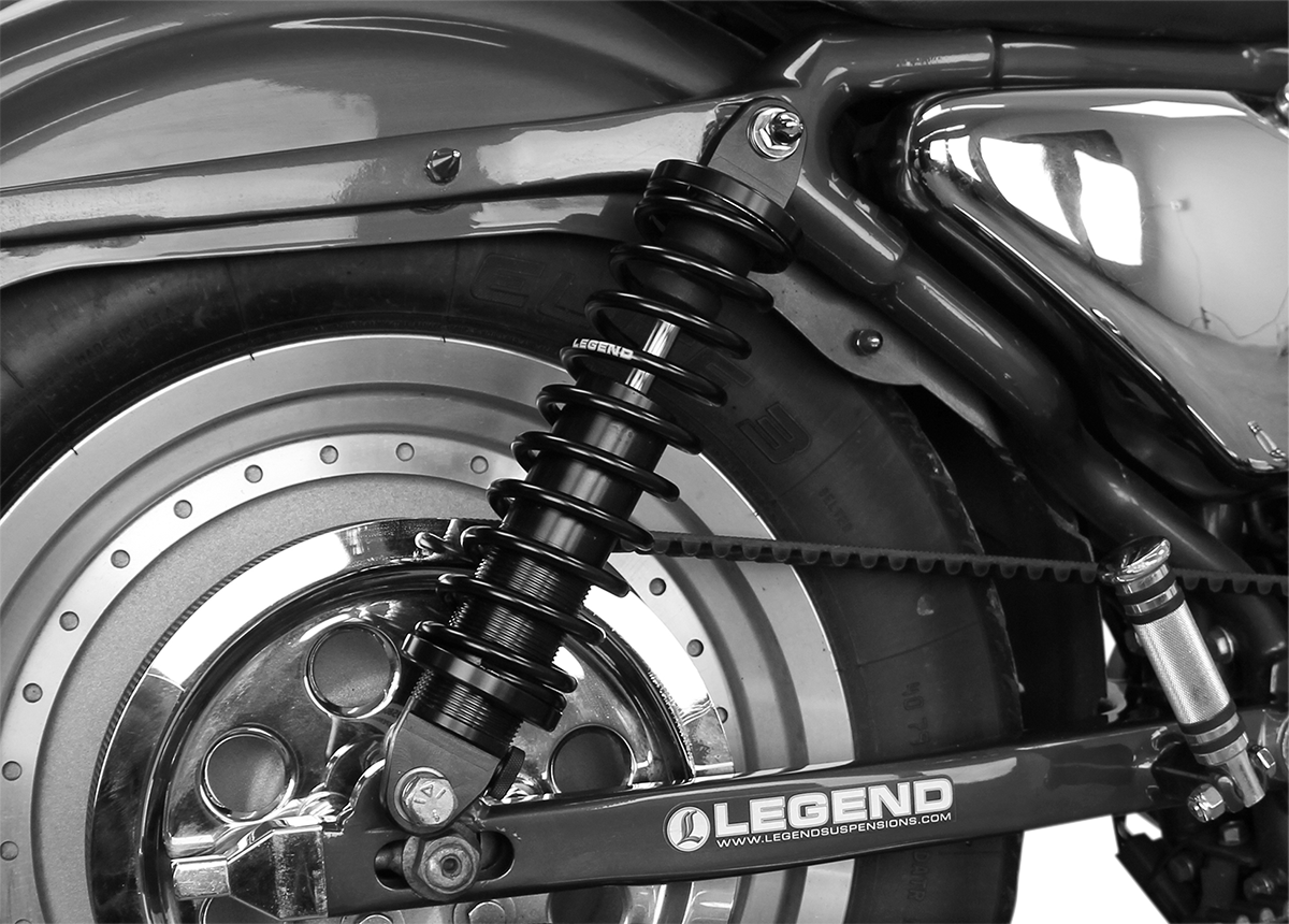 Legend Suspension Revo XL coil suspension in black, 12-inch length, part number 1310-1112, for off-road vehicle suspension systems.