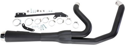 BASSANI XHAUST Road Rage Short Exhaust for '06-'17 FXD with Black Finish - Part 13122J