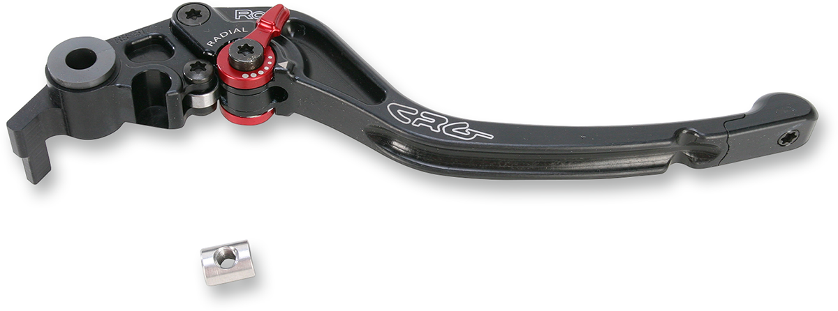 Black CRG RC2 Standard Brake Lever with 2RB-517-T-B design, featuring ergonomic shape and durable construction for motorcycle braking.