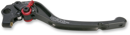 CRG RC2 standard brake lever in black, featuring ergonomic design and durable construction for motorcycle or racing bikes.