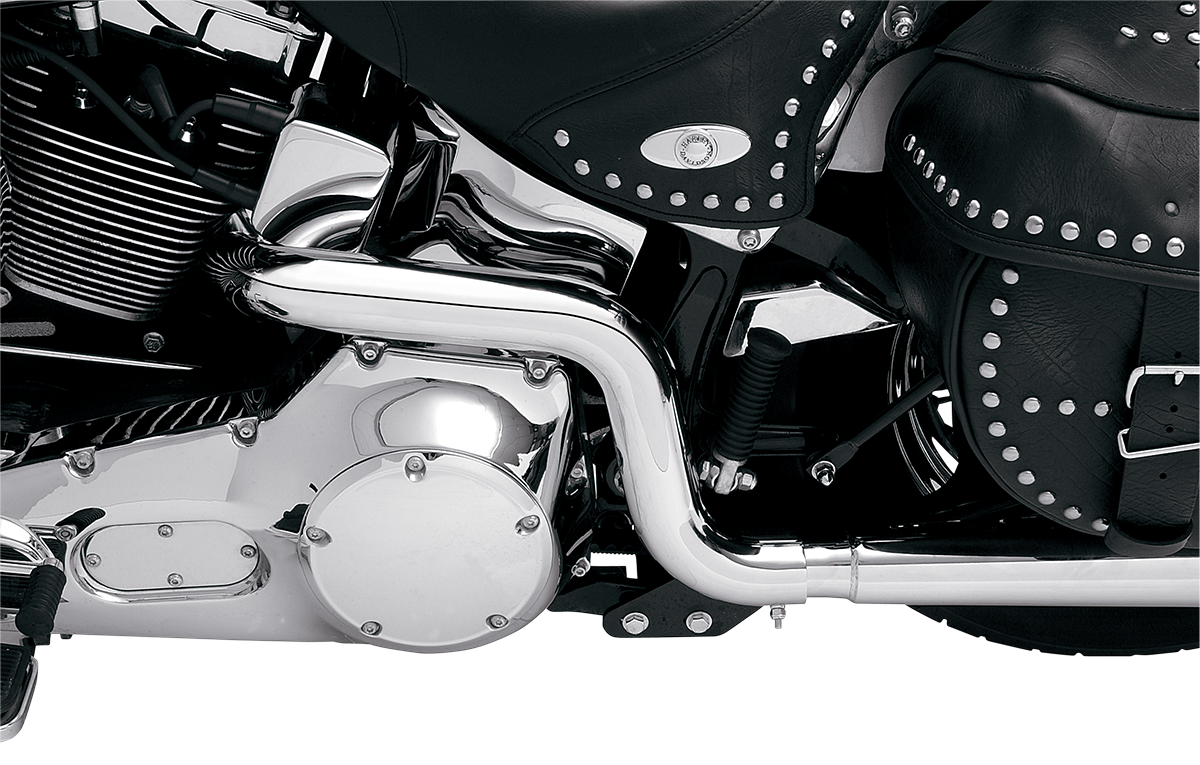 BASSANI XHAUST Power Curve True-Dual Crossover Header Pipes for Softail '86-'06 – Part SFT-211