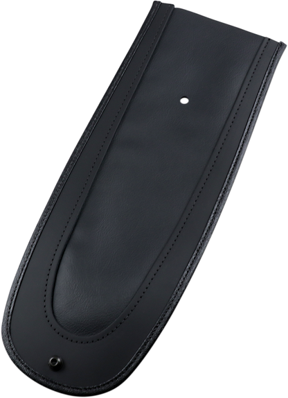 Drag Specialties Seats Fender Skin with leather perimeter and felt liner for custom motorcycle seat modification.