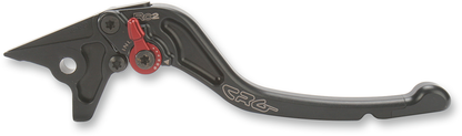Black CRG RC2 standard brake lever with sleek design, featuring ergonomic grip and high-quality construction for motorcycle braking.