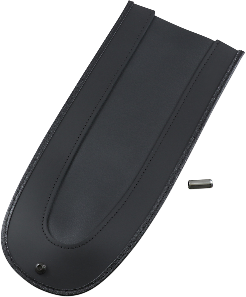 DRAG SPECIALTIES SEATS Fender Skin with leather centers and felt liner, motorcycle seat accessory, Part 1405-0279