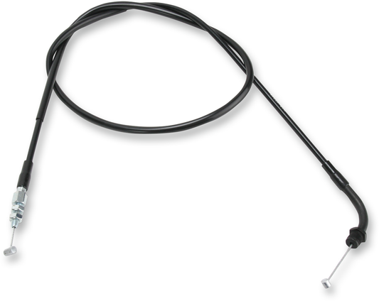 Parts Unlimited vinyl covered throttle cable for Honda 1978-1983, part #17920-449-010, with visible cable and fitting details.