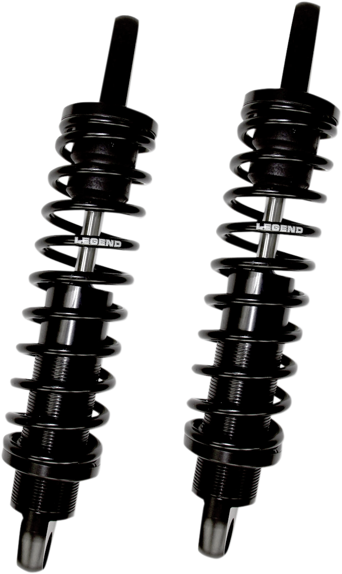 Legend Suspension Revo FL coil suspension, 13-inch heavy-duty black coil spring for off-road or vehicle suspension systems.