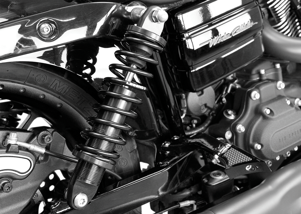 Legend Suspension Revo Coil Suspension, 13-inch heavy-duty black coil shock absorber for off-road vehicles.