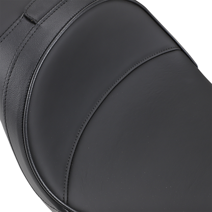 DRAG SPECIALTIES SEATS one-piece smooth seat for FLST/FXST motorcycles 1984-1999 with optional driver backrest.